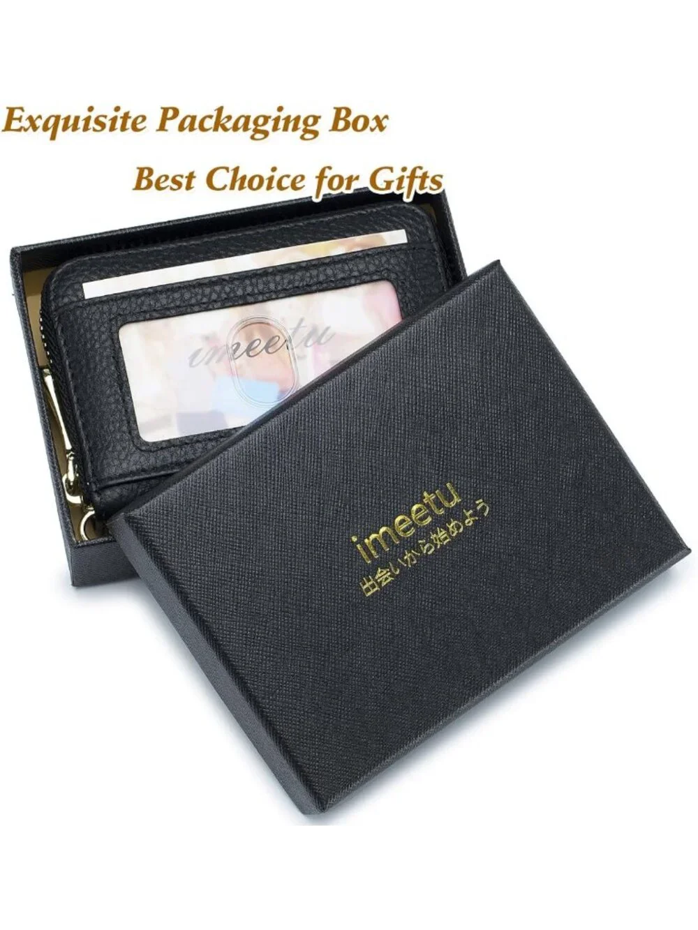 RFID Credit Card Holder & Business Card Case Wallet for Men & Women - Slim